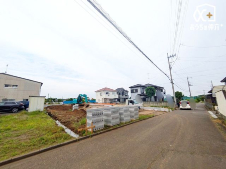 現地土地写真 前面道路南側市道D252号線の様子