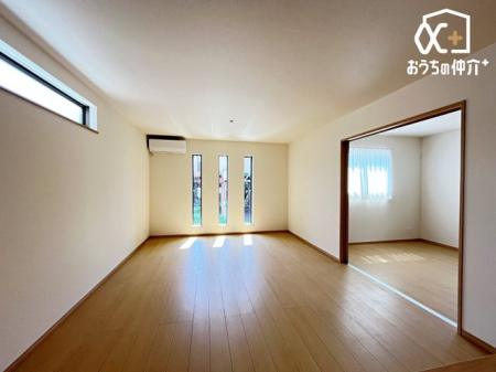 リビング キッチンカウンターからの眺め