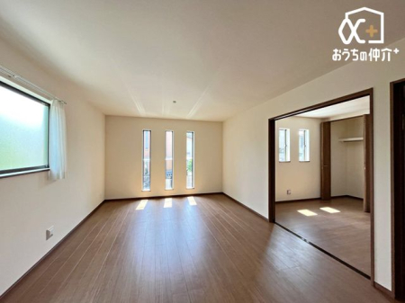 リビング キッチンカウンターからの眺め