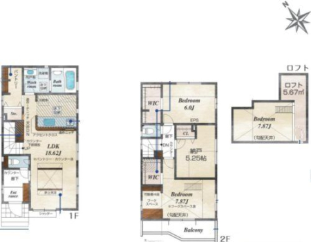  2LDK{[ˁ{tg{pg[{2WIC{[NXy[X{J[Xy[XQ