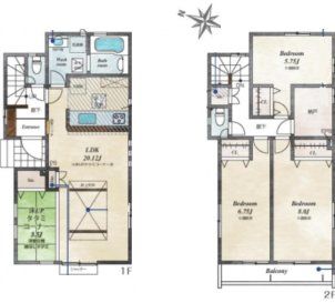  3LDK{R[i[{[ˁ{J[Xy[X2䕪