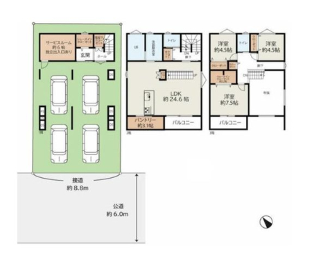  `House Layout`CeAf鐁̃rO͂QŜƂ聡S̃J[Xy[X