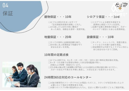 ̑ AVAAݔۏ؂͑S10NԁAnՕۏ؂20NA10NԂ̒_ȂǃAt^[T[rX̐Ă܂B