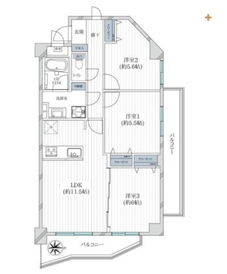  VKtH[ςYȂŐVX^[gƑW11.5LDKSŒʕǍD