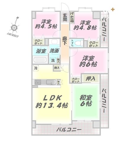  4LDK����p�����B�ߘa3�N�Ƀ��t�H�[�����𑽐�����B