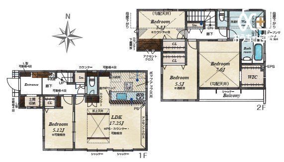  4LDK�{WIC�{�y�Ԏ��[�{�p���g���[�{���r���O���[�B