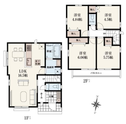  4LDK�{�J�[�X�y�[�X