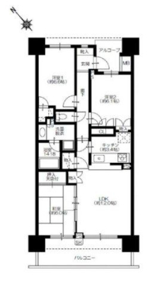  ��Ƃ肠��LDK�ƁA�v���C�x�[�g��Ԃ��m�ۂ���3LDK�B���[��ݔ��������A�㎿�ŉ��K�ȕ�炵�������Z�܂��ł��B