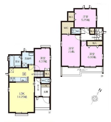  4LDK�{WIC�@�J�[�X�y�[�X2��