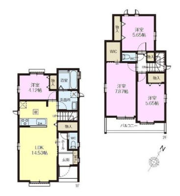  4LDK�{WIC�@�J�[�X�y�[�X2��