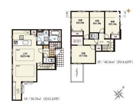  ���g�[������4LDK�{�J�[�X�y�[�X2��