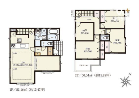  ���g�[������3LDK�{�[�ˁ{�J�[�X�y�[�X2��