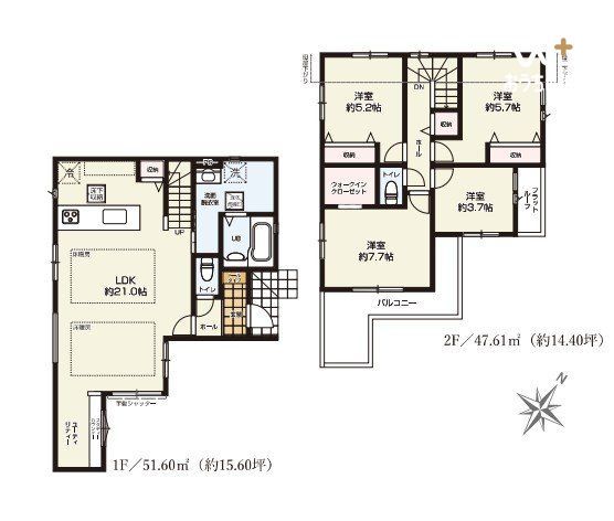  ���g�[������4LDK�{�J�[�X�y�[�X2��