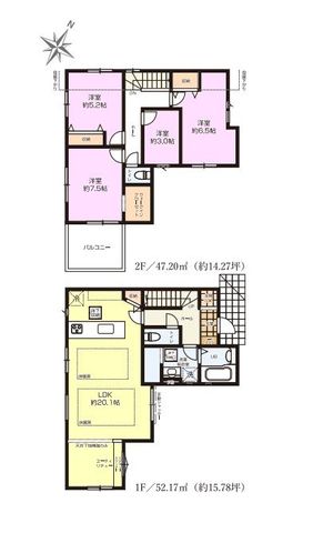  �SLDK�@��20���@�J�[�X�y�[�X2��