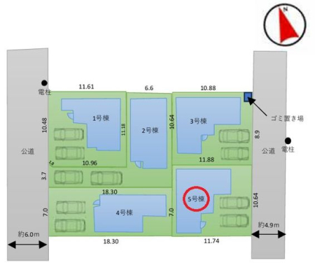 ���̑� 4.9���[�g�������ɖʂ��Ă��܂��B