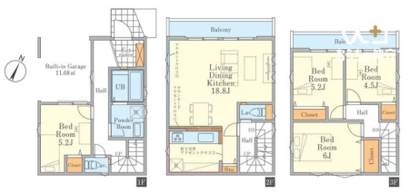  ���Ƒ��ŉ߂������r���O�́A�������߂�����18�����I���J�E���^�[�L�b�`������Ƒ��̊炪������̂ŁA�f�G�ȉƑ����Ԃ����߂������������܂�