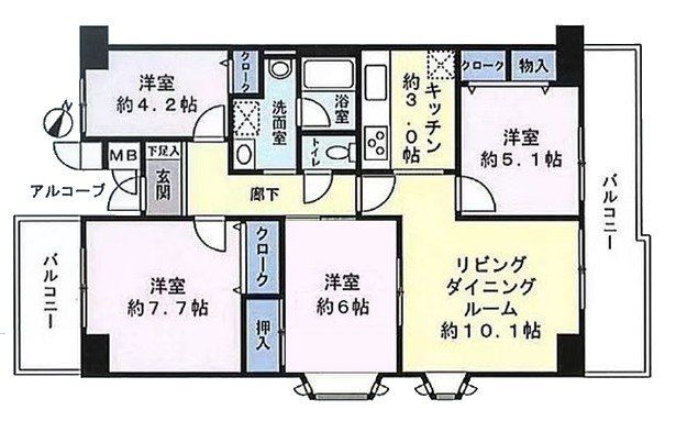  ���S�������[�t��4LDK