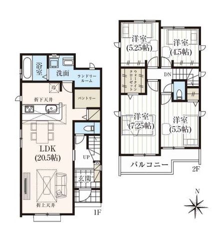  �p���g���[�A�����h���[���[���A�E�H�[�N�C���N���[�[�b�g�̂���4LDK