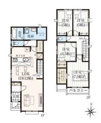  �p���g���[�A�����h���[���[���A�E�H�[�N�C���N���[�[�b�g�̂���4LDK