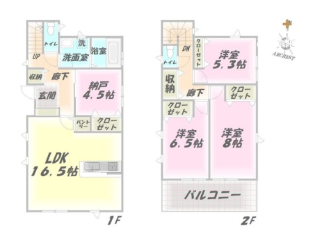  3SLDK�B�J�[�X�y�[�X2��i�Ԏ퐧������j