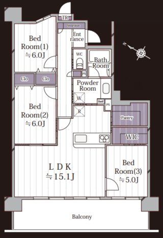  3LDK�{WIC�{�p���g���[