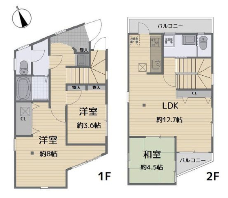  �����r���O�͗z�����̂��ӂ��2�K�Ɂ��o���R�j�[��2��������