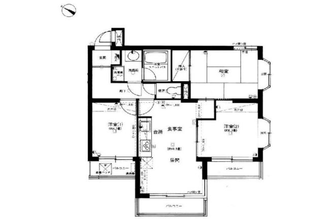  �p�����Ȃ�ł͂̎O�ʍ̌������������A�J�����̂���3LDK�̊Ԏ��B�o���R�j�[�Ɉ͂܂�A���邭���ʂ��̗ǂ��Z��Ԃł��B