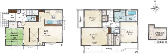  4LDK�{���������[�{�J�[�X�y�[�X�Q�䕪