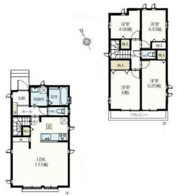  4LDK�{��2��`House Layout�`�p�����̂��߂�葽���̌����������݁A�����������邭�Ȃ�܂��B���ʂ����ǂ��A�C�����悭�����ł��܂��B