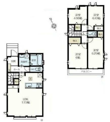  4LDK�{��2��`House Layout�`�p�����̂��߂�葽���̌����������݁A�����������邭�Ȃ�܂��B���ʂ����ǂ��A�C�����悭�����ł��܂��B