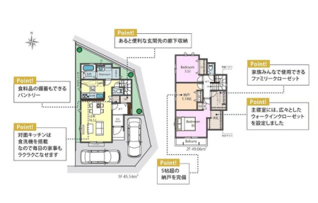  2SLDK�@S�i�T�[�r�X���[���j�A�E�H�[�N�C���N���[�[�b�g�A�t�@�~���[�N���[�N�A�p���g���[