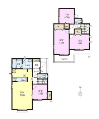  4LDK�@�J�[�X�y�[�X2��i�Ԏ�ɂ��j