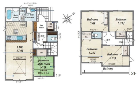  ���I�t���֗̕��Ȍ��֓y�Ԏ��[�A�܏�V��E�|�b�v�A�b�v�V��̃f�U�C��������17��LDK