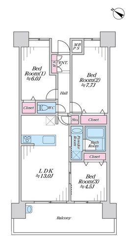  �`House Layout�`�쐼�����X�K�̂��ߑ����̌����������݁A�����������邭�Ȃ�܂��B���ʂ����ǂ��A�C�����悭�����ł��܂��B