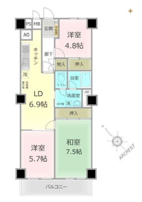  �`House Layout�`�g���₷���Ƌ�̔z�u����X�̓������C���[�W�����Ԏ��B�����̐������L���ɂȂ�A����Ȋ肢�����߂��Ԏ��ł��B