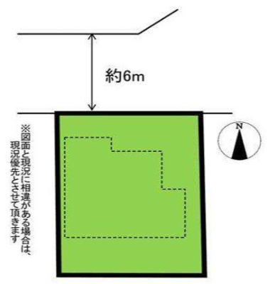 ���̑� �k��6���[�g�����H�ɖʂ��Ă��܂��B�J�����̂���~�n�ł��B