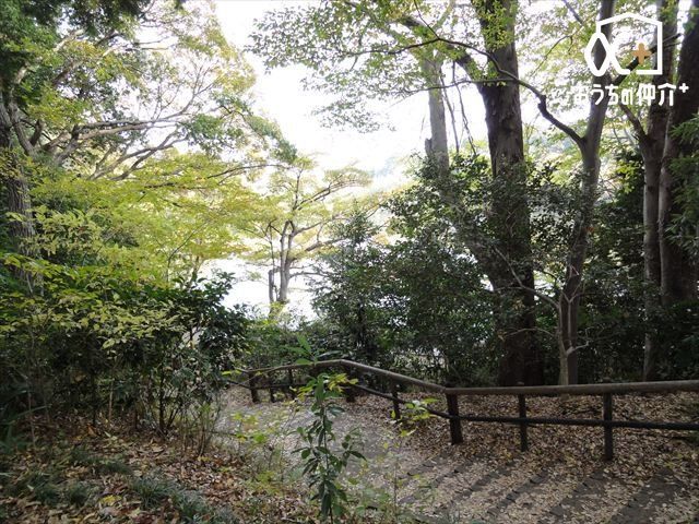 ���ӊ� �����s���ΐ_����� �k��7���B�����s���n��ɂ���s�������A���v�����ł���B�O�󎛒r�Ɛΐ_��r�𒆐S�ɁA�G�ؗсA�����ؗ������т���L��A�j�ՁA�^����Ȃǂ���Ȃ�B 550m