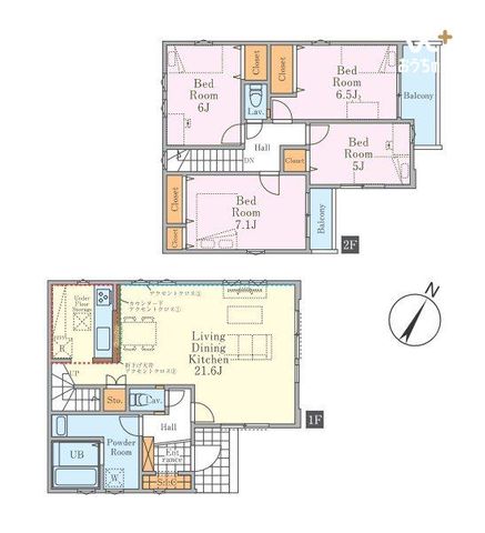  ���r���O21.6����4LDK