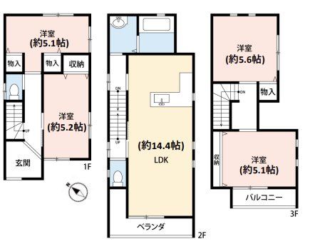  �`House Layout�`�g���₷���Ƌ�̔z�u����X�̓������C���[�W�����Ԏ��B�����̐������L���ɂȂ�A����Ȋ肢�����߂��Ԏ��ł��B