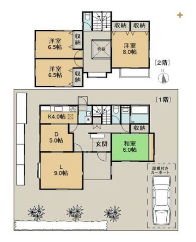  LDK18���A�S����6���ȏ�̂�Ƃ�̂���Ԏ��