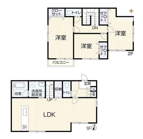  ��炵�₷�������t���A�^�C�v��3LDK