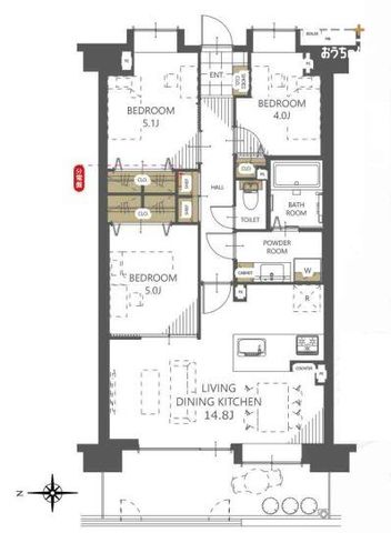  �`House Layout�`�g���₷���Ƌ�̔z�u����X�̓������C���[�W�����Ԏ��B�����̐������L���ɂȂ�A����Ȋ肢�����߂��Ԏ��ł��B