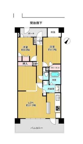  �Ƒ��c���̎����߂���21.5����LDK�B�Ƒ������R�ƏW�܂肽���Ȃ�悤�ȁA�������Ƃ��낰���Ԃł��B