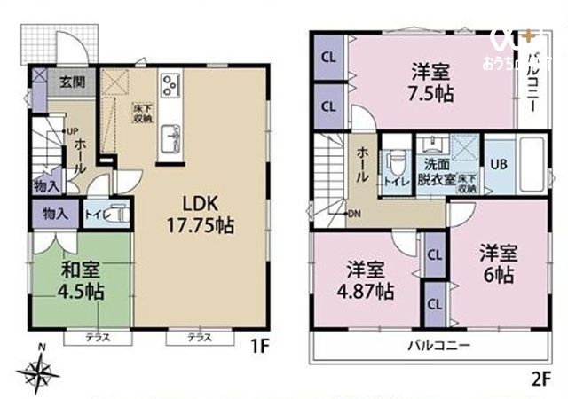  �a���̂���4LDK�J�[�X�y�[�X1��\�I