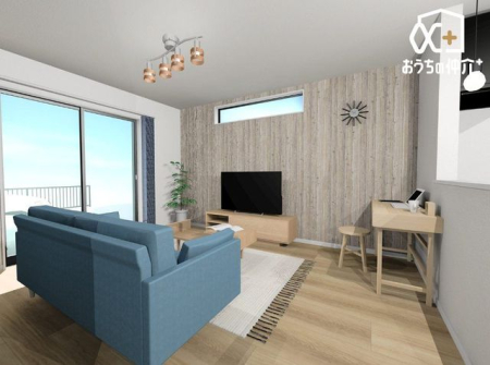 ���̑� �y�����C���[�W�z���r���O�������������͋C��LDK�B�̂�т肭�낮�\�t�@��A���C�ɓ���̃C���e���A�ł��났�̂ЂƎ���