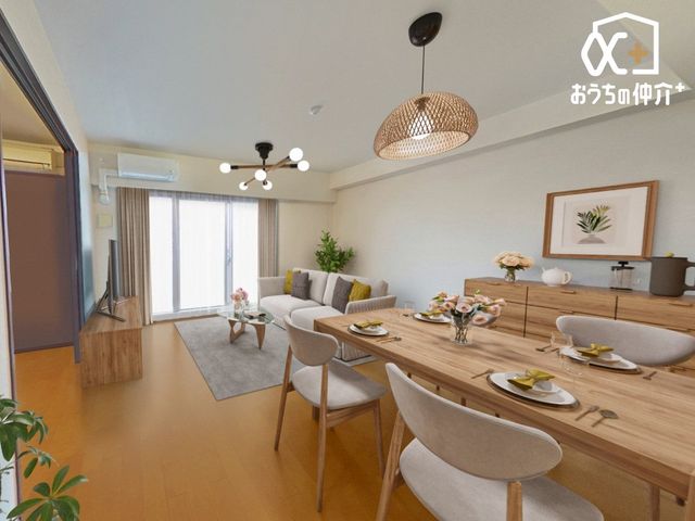 ���r���O �L�b�`�������킹�Ė�17.1���̍L�X�Ƃ���LDK�I �쐼�����̑�����S�n�悢�z�����������݁A�Ƒ��݂�ȂŃe���r��������A�H�����y���񂾂肷�鎞�Ԃ�����w���������Ȃ�܂��B