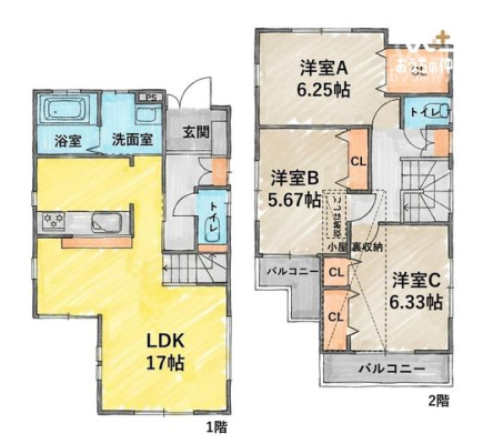  3LDK�{�J�[�X�y�[�X2�䏬�������[�{WIC