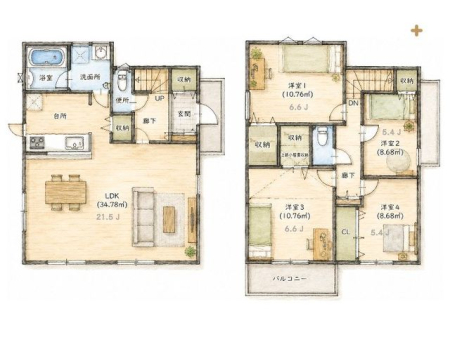  �`House Layout�`�g���₷���Ƌ�̔z�u����X�̓������C���[�W�����Ԏ��B�����̐������L���ɂȂ�A����Ȋ肢�����߂��Ԏ��ł��B