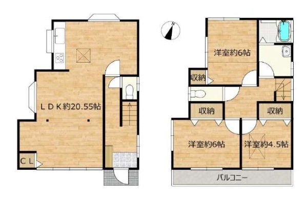  �`House Layout�`�g���₷���Ƌ�̔z�u����X�̓������C���[�W�����Ԏ��B�����̐������L���ɂȂ�A����Ȋ肢�����߂��Ԏ��ł��B