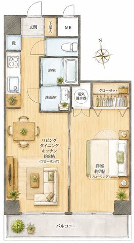  �`House Layout�`�S�����t���[�����O�ł��邱�ƂŁA�g�������g����܂��B���[�X�y�[�X��Ƌ�̔z�u�����R�ɁB�a�����s�v�ȕ��ɂ����߂̊Ԏ��ł��B